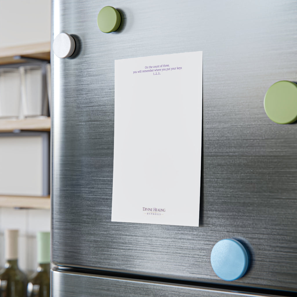 Inspirational Note Pad — “On the count of three, you will remember where you put your keys”