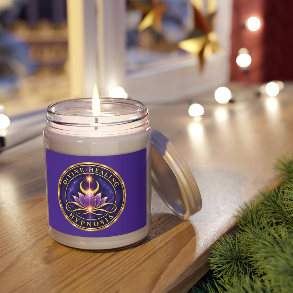 Divine Healing Hypnosis Scented Soy Candle — 9oz Aromatherapy Jar