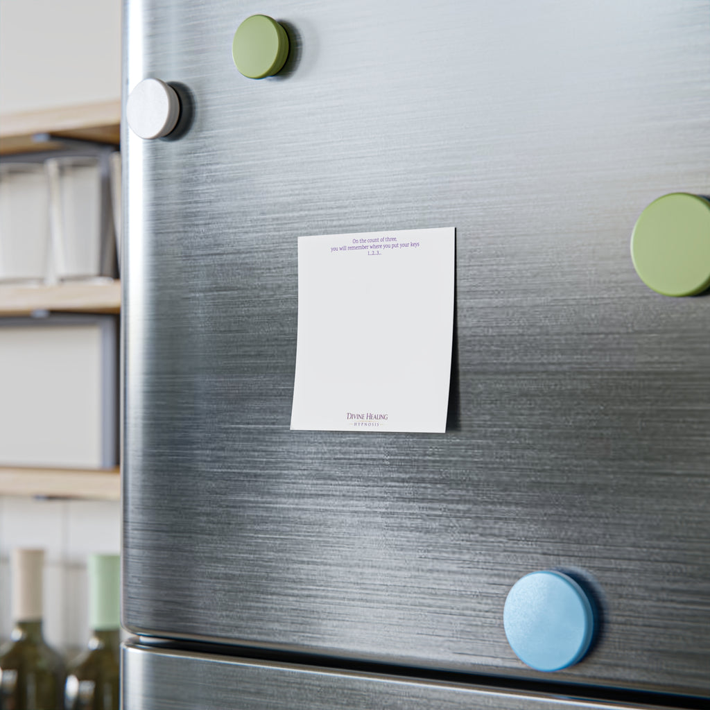 Inspirational Note Pad — “On the count of three, you will remember where you put your keys”