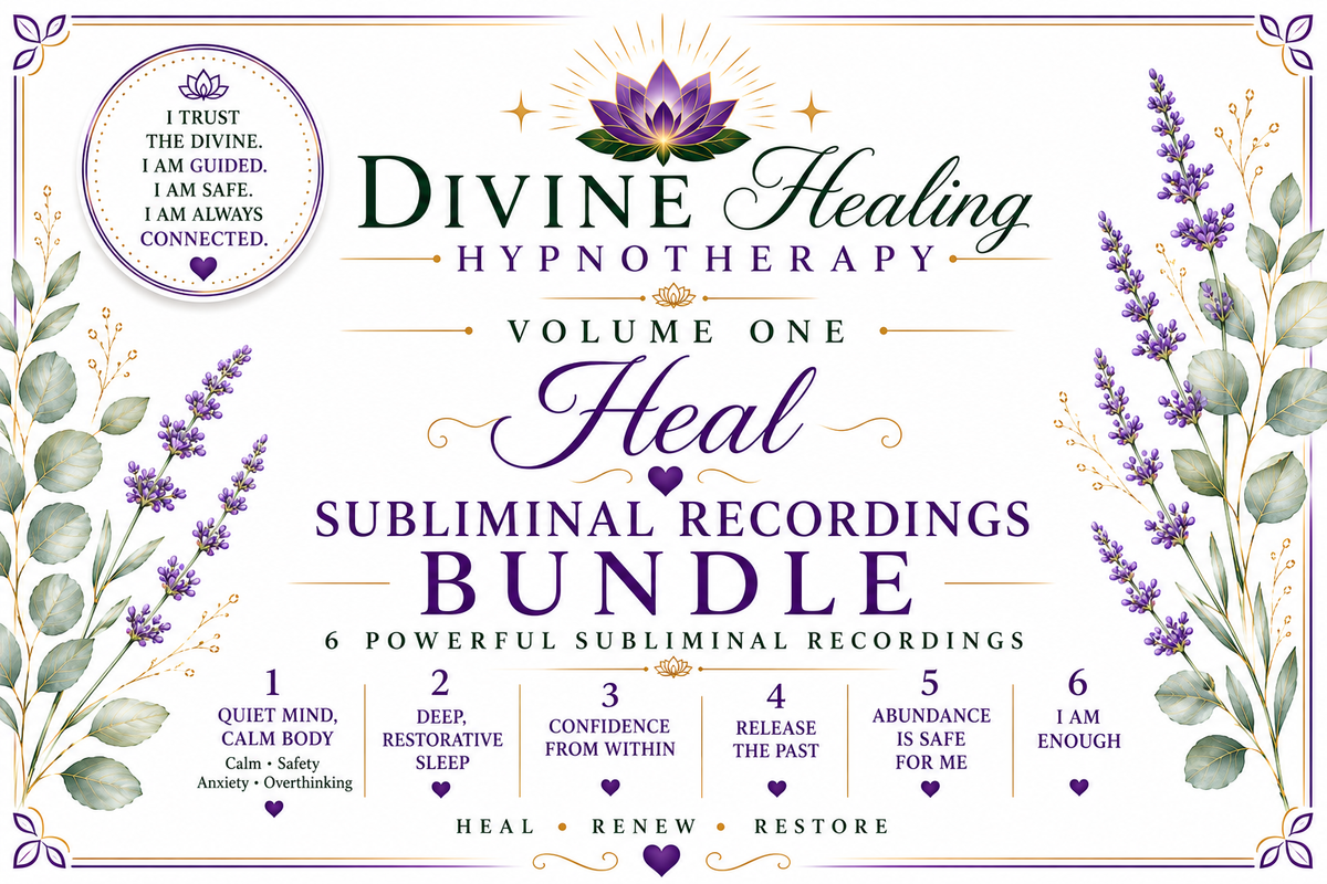 Volume One HEAL subliminal recordings bundle