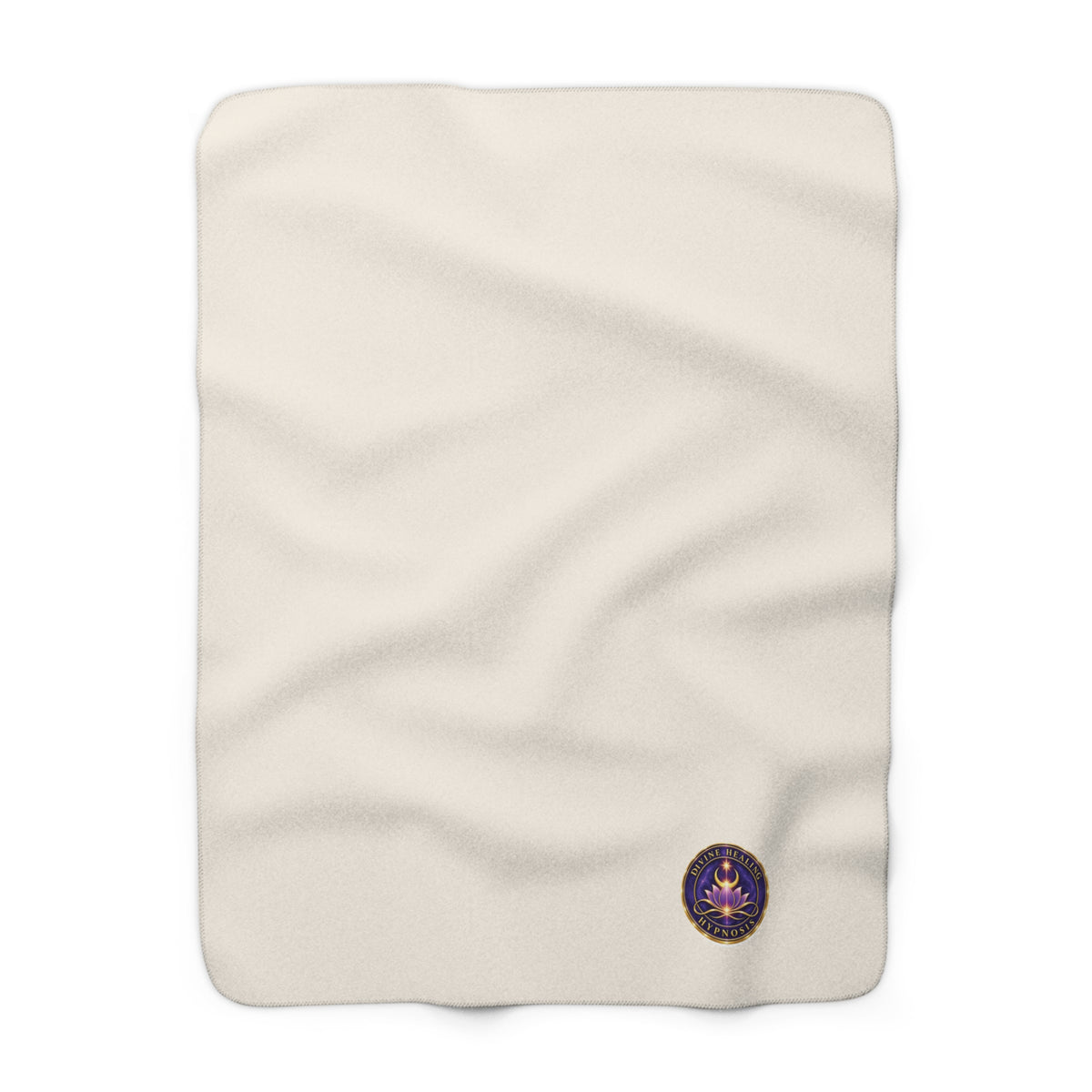 Divine Healing Hypnosis Sherpa Fleece Throw Blanket